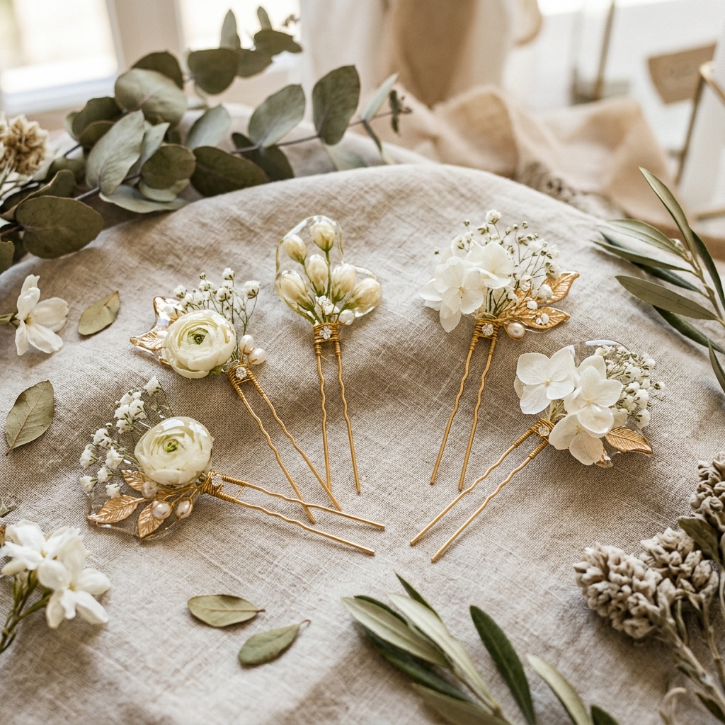 Hoa Tai Cô Dâu Dáng Nhành Linh Lan Đất Sét (Clay Lily Earrings)